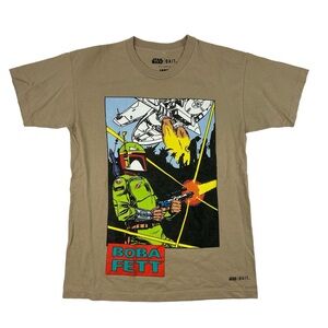 Bait x Star Wars Boba Fett comic book logo tee